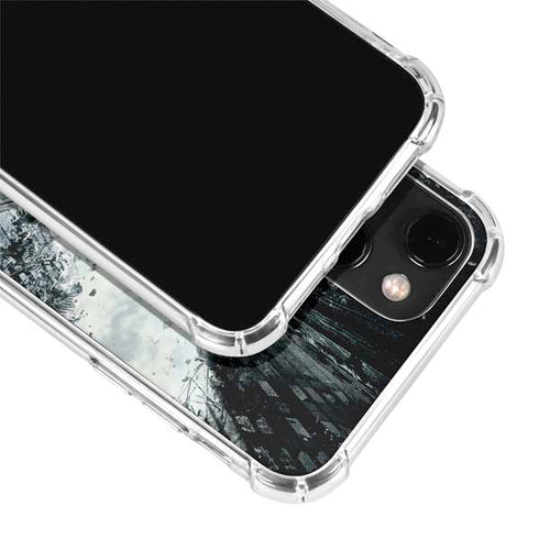 DC Comics Batman Dark Knight Rises Poster iPhone 14 Plus Clear Case
