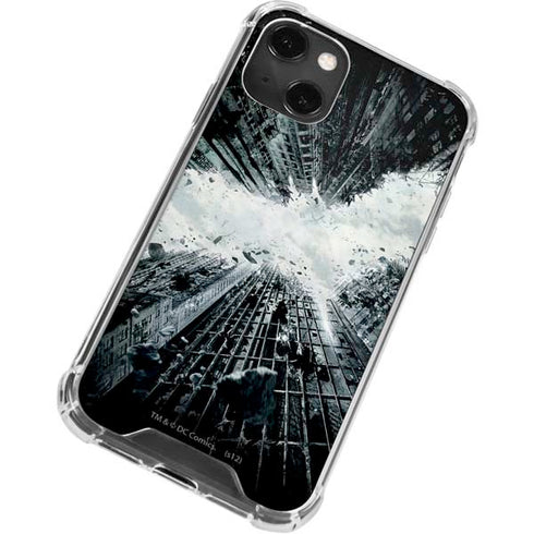 DC Comics Batman Dark Knight Rises Poster iPhone 14 Plus Clear Case