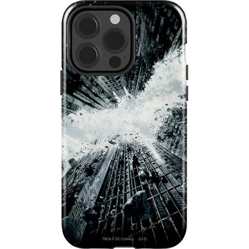 DC Comics Batman Dark Knight Rises Poster iPhone 15 Pro Impact Case