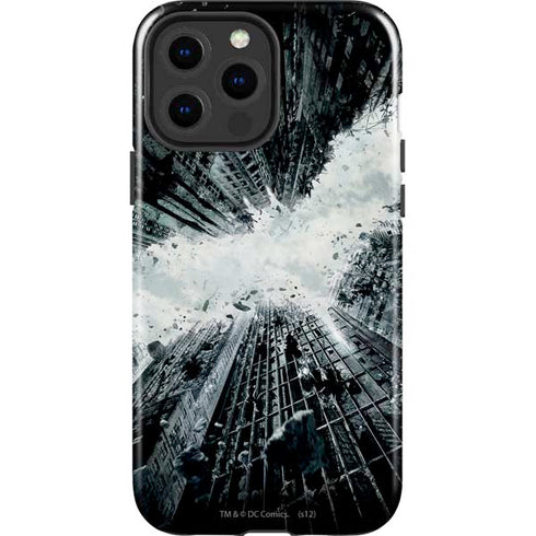 DC Comics Batman Dark Knight Rises Poster iPhone 15 Pro Max Impact Case