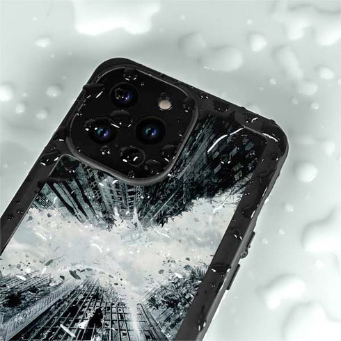DC Comics Batman Dark Knight Rises Poster iPhone 14 Pro Max Waterproof Case