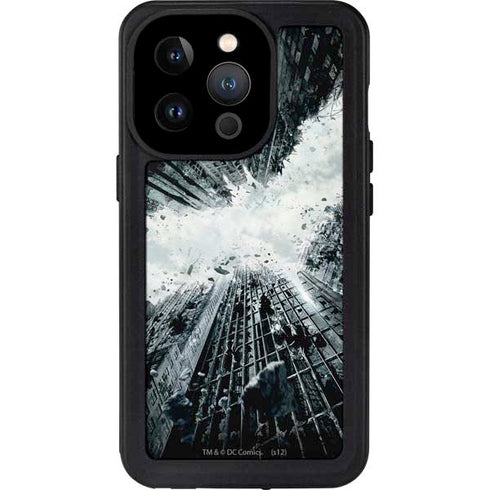 DC Comics Batman Dark Knight Rises Poster iPhone 14 Pro Waterproof Case