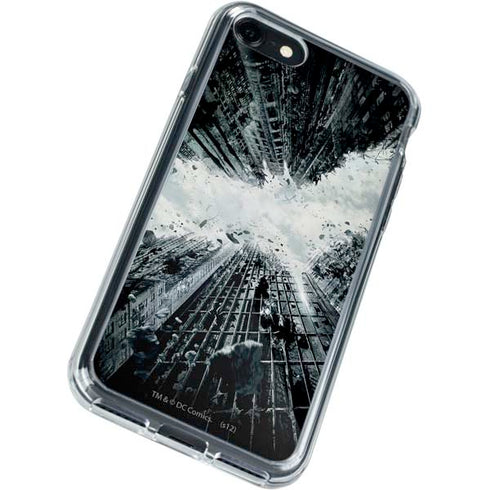 DC Comics Batman Dark Knight Rises Poster iPhone SE (2nd & 3rd Gen) Clear Case