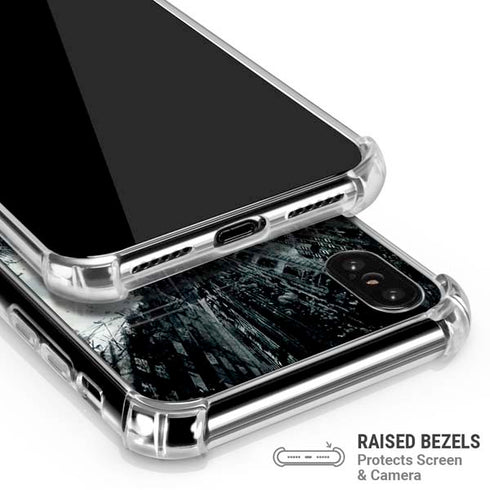 DC Comics Batman Dark Knight Rises Poster iPhone XS Max Clear Case