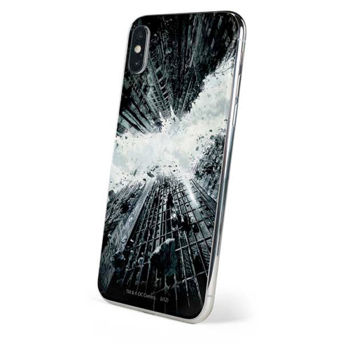 DC Comics Batman Dark Knight Rises Poster iPhone XS Skin