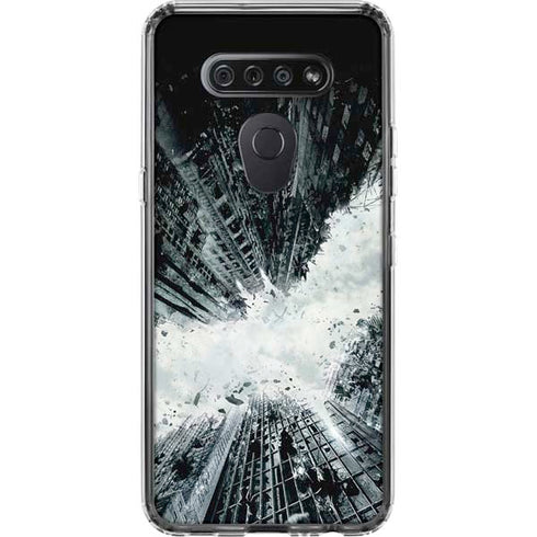 DC Comics Batman Dark Knight Rises Poster LG K51/Q51 Clear Case