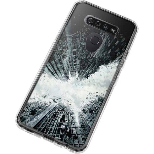 DC Comics Batman Dark Knight Rises Poster LG K51/Q51 Clear Case