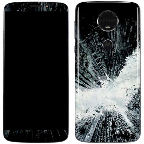 DC Comics Batman Dark Knight Rises Poster Moto E5 Plus Skin