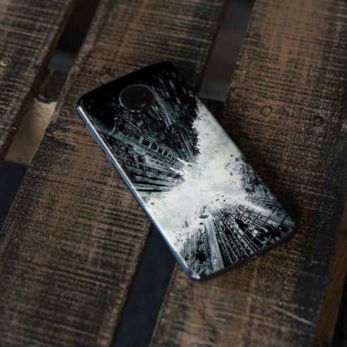 DC Comics Batman Dark Knight Rises Poster Moto E5 Plus Skin