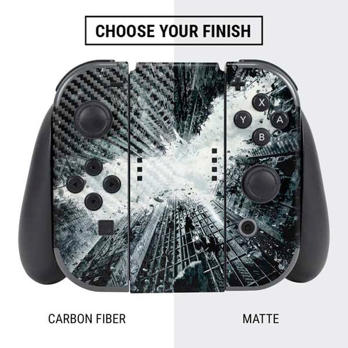 DC Comics Batman Dark Knight Rises Poster Nintendo Switch Bundle Skin