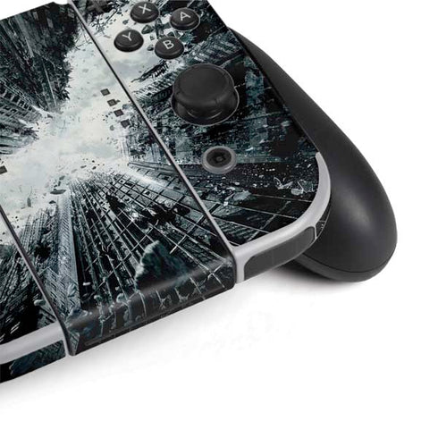 DC Comics Batman Dark Knight Rises Poster Nintendo Switch OLED (2021) Skin