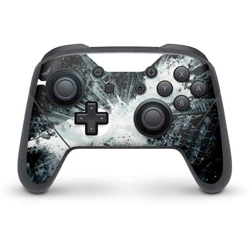 DC Comics Batman Dark Knight Rises Poster Nintendo Switch Pro Controller Skin