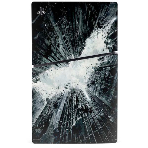 DC Comics Batman Dark Knight Rises Poster PS5 Slim Disk Bundle Skin