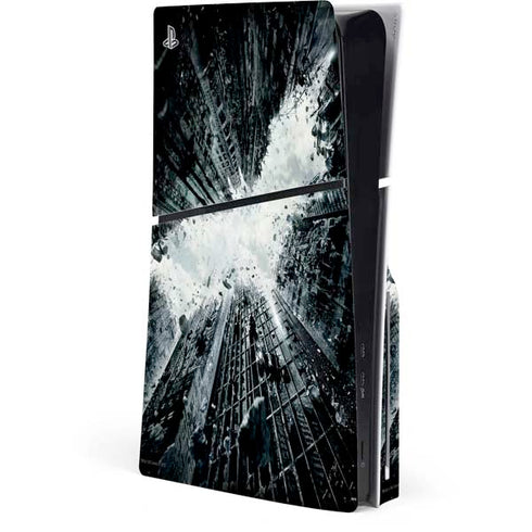 DC Comics Batman Dark Knight Rises Poster PS5 Slim Disk Console Skin
