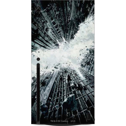 DC Comics Batman Dark Knight Rises Poster Xbox Series X Console Skin