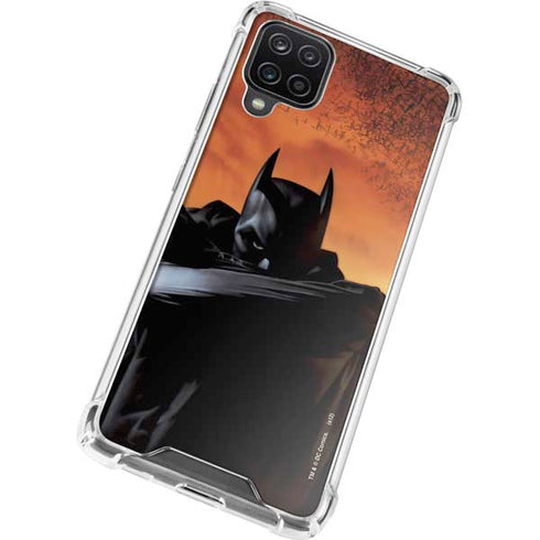 DC Comics Batman Begins Art Galaxy A12 Clear Case