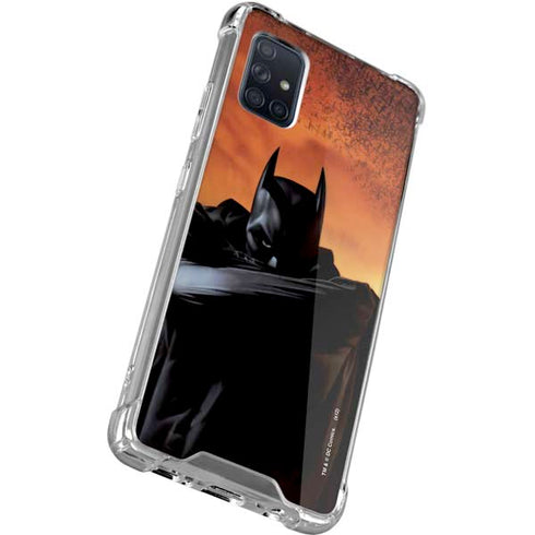 DC Comics Batman Begins Art Galaxy A71 5G Clear Case
