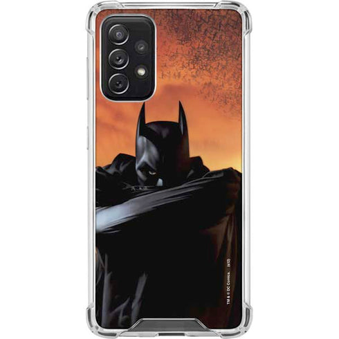 DC Comics Batman Begins Art Galaxy A72 5G Clear Case