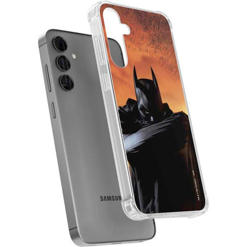 DC Comics Batman Begins Art Galaxy S24 Plus Clear Case