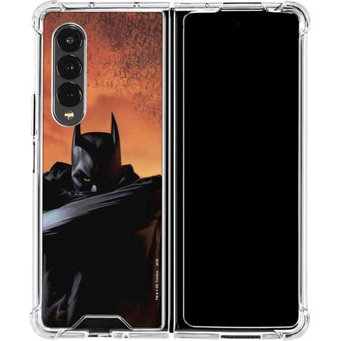 DC Comics Batman Begins Art Galaxy Z Fold4 5G Clear Case