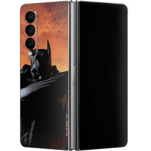DC Comics Batman Begins Art Galaxy Z Fold4 5G Skin