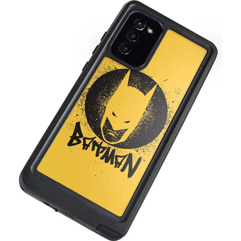 DC Comics Batman Graffiti Art Galaxy Note20 5G Waterproof Case