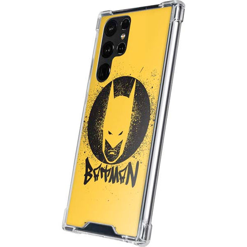 DC Comics Batman Graffiti Art Galaxy S22 Ultra Clear Case