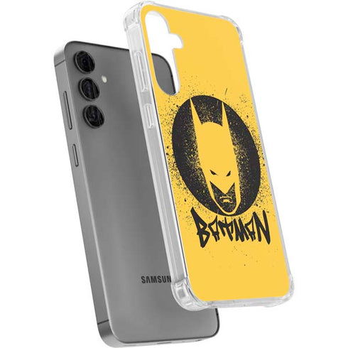 DC Comics Batman Graffiti Art Galaxy S24 Plus Clear Case
