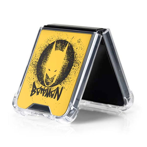 DC Comics Batman Graffiti Art Galaxy Z Flip5 5G Clear Case