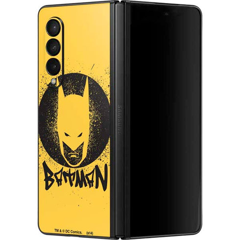 DC Comics Batman Graffiti Art Galaxy Z Fold3 5G Skin