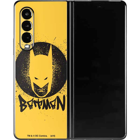DC Comics Batman Graffiti Art Galaxy Z Fold3 5G Skin