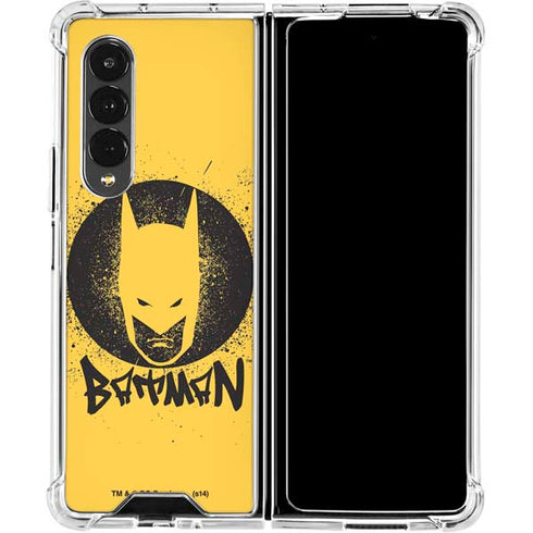 DC Comics Batman Graffiti Art Galaxy Z Fold4 5G Clear Case