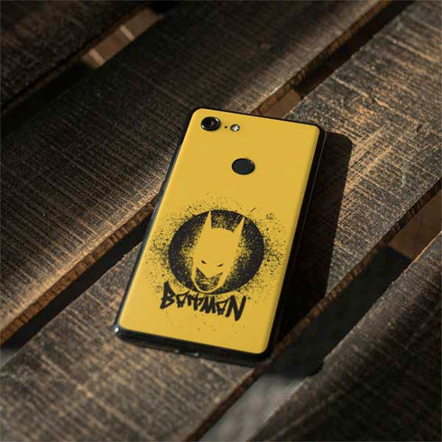 DC Comics Batman Graffiti Art Google Pixel 3 XL Skin