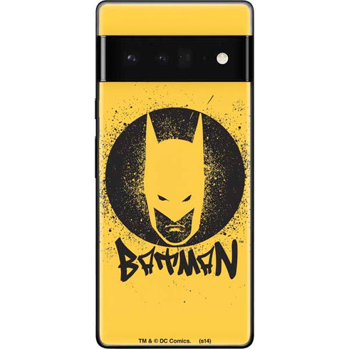 DC Comics Batman Graffiti Art Google Pixel 6 Pro Skin