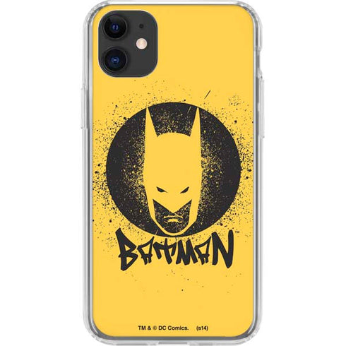 DC Comics Batman Graffiti Art iPhone 11 Clear Case