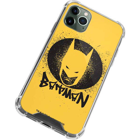 DC Comics Batman Graffiti Art iPhone 12 Pro Max Clear Case