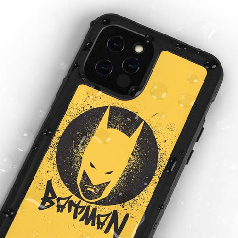 DC Comics Batman Graffiti Art iPhone 12 Pro Waterproof Case