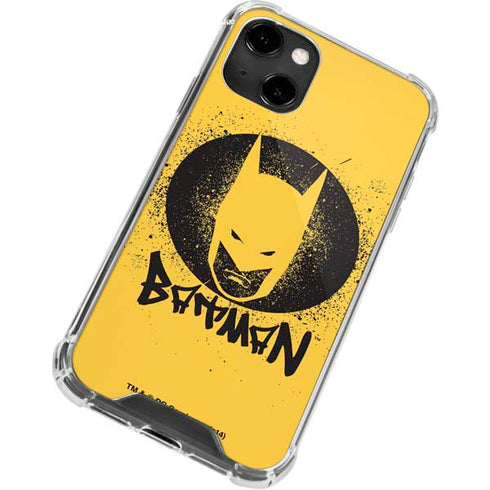 DC Comics Batman Graffiti Art iPhone 14 Clear Case