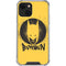 DC Comics Batman Graffiti Art iPhone 14 Plus Clear Case