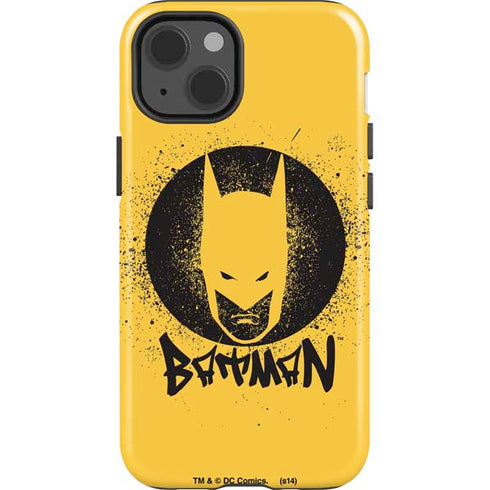 DC Comics Batman Graffiti Art iPhone 15 Impact Case