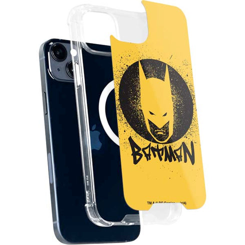 DC Comics Batman Graffiti Art iPhone 15 Plus MagSafe Case