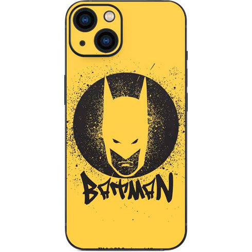 DC Comics Batman Graffiti Art iPhone 15 Plus Skin