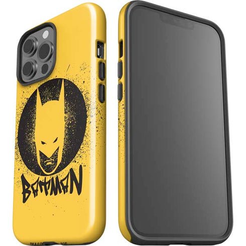DC Comics Batman Graffiti Art iPhone 15 Pro Max Impact Case