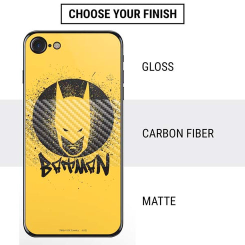 DC Comics Batman Graffiti Art iPhone SE (2nd & 3rd Gen) Skin