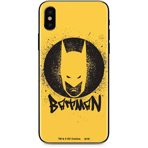 DC Comics Batman Graffiti Art iPhone X Skin