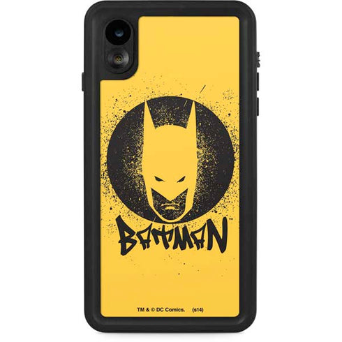 DC Comics Batman Graffiti Art iPhone XR Waterproof Case