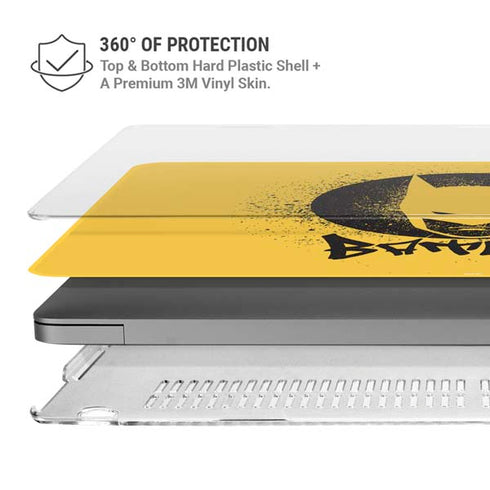 DC Comics Batman Graffiti Art MacBook Pro 16in (2021-25) Case plus Skin