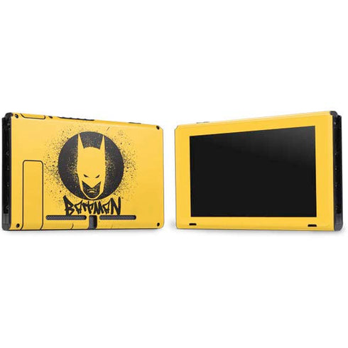 DC Comics Batman Graffiti Art Nintendo Switch Bundle Skin
