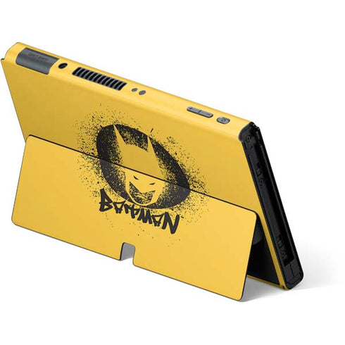 DC Comics Batman Graffiti Art Nintendo Switch OLED (2021) Skin