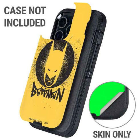 DC Comics Batman Graffiti Art Otterbox Defender iPhone Skin